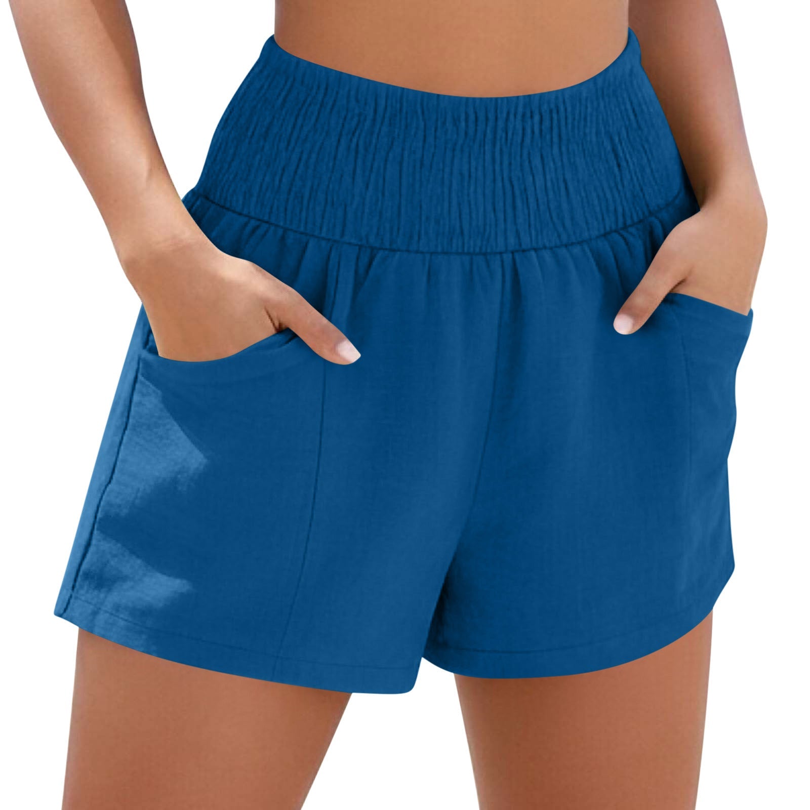 Drawstring Pocket Loose Casual Women's Beach Shorts